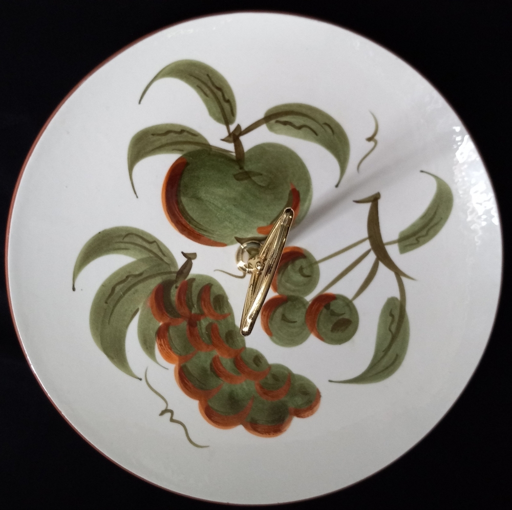 DECORATIVE  CRAFTED PLATE WITH HANDLE BY STANGlL